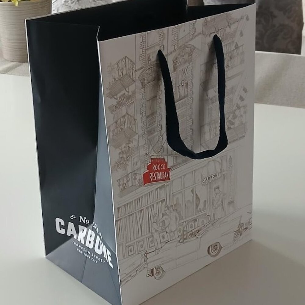 CARBONE NYC restaurant Shopping Bag